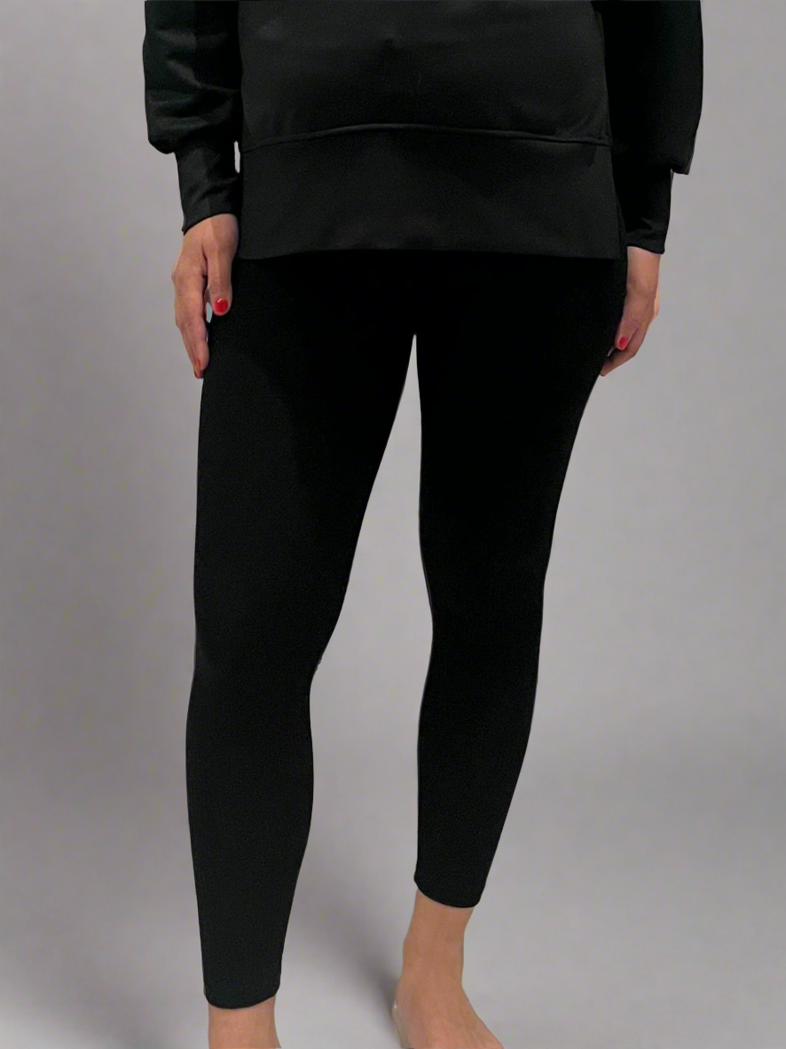 Legging de grossesse coton confort avec lacet